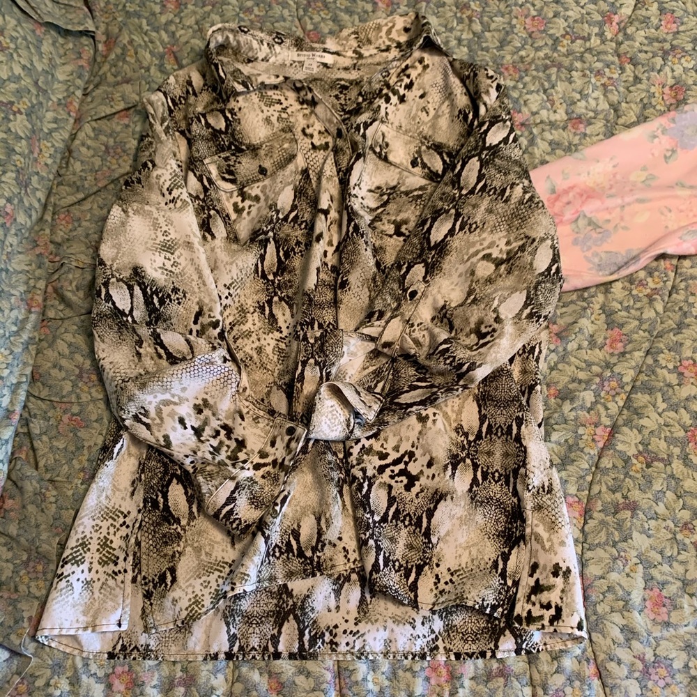 Pattered overthrow Jacket